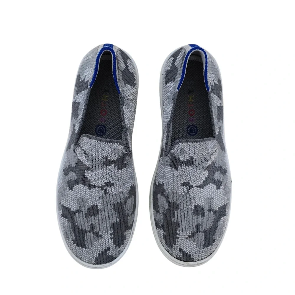 Rothy's Kids Camo Knit Slip On Sneakers Size 4 Youth‎